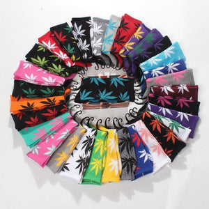 Hot Skateboard hiphop Ship socks Leaf Maple Leaves Stockings Cotton Unisex Plantlife Socks Couple lovers socks
