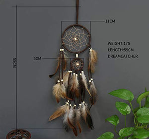 Dream Catcher Handmade Feather Wall Hanging for Kids Home Decoration Girl Bedroom Decor Dream Catchers Ornament Craft Gift