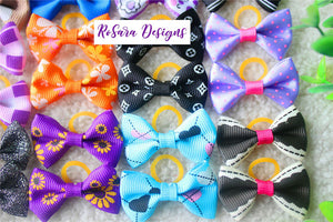 30pc/15 Pairs HOT Pet Dog Puppy Hair Bows Small Bowknot Cute Gift Pet Grooming bows Topknot Bowtie
