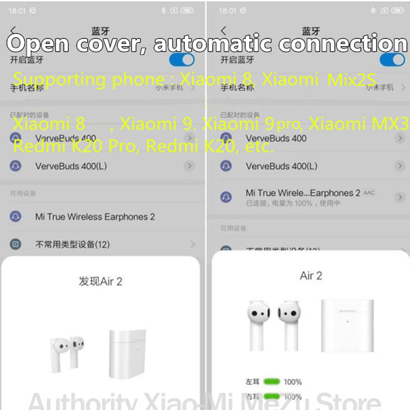 Xiaomi Airdots Pro 2 TWS Bluetooth Headset Intelligent Control Earphone LHDC Tap Control Dual MIC ENC True Wireless Earphone - RosieSensation's